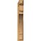 Ekena Millwork Merced Craftsman Rough Sawn Outlooker, Western Red Cedar, 6"W x 30"D x 38"H OUT06X30X38MRC04RWR - alternate 4